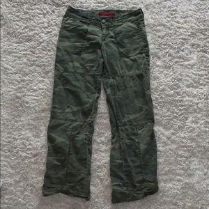 camo cargo pants